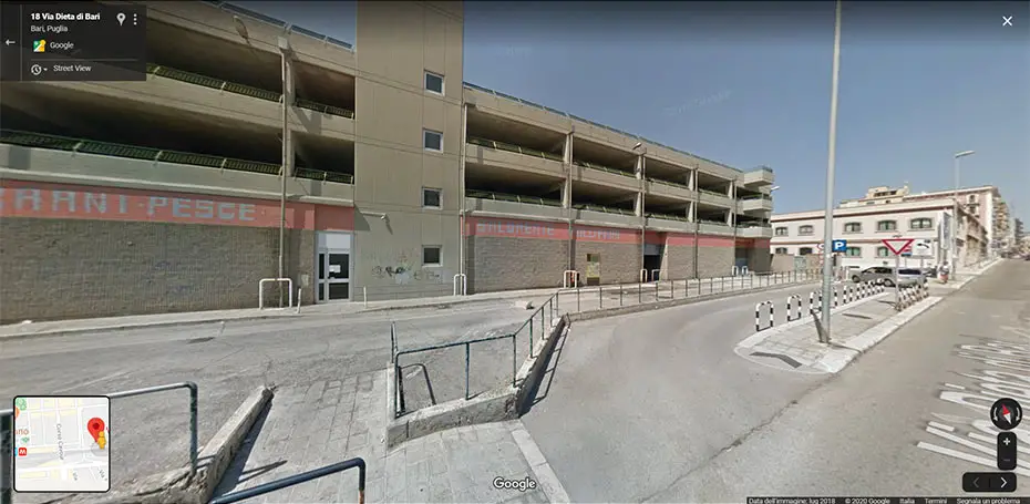 Parcheggio Saba Guadagni Bari